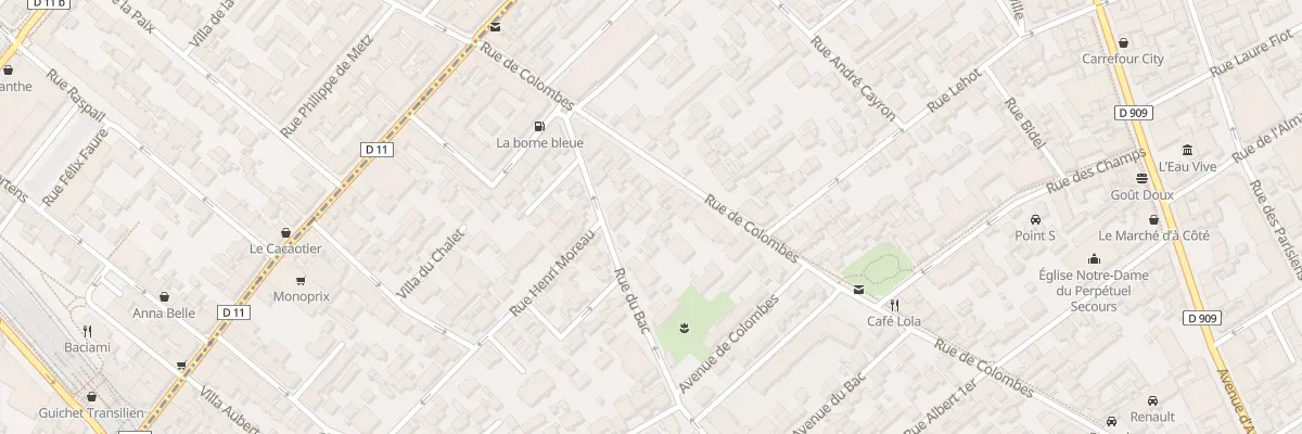 Plan du 101B Rue de Colombes à Asnières-sur-Seine