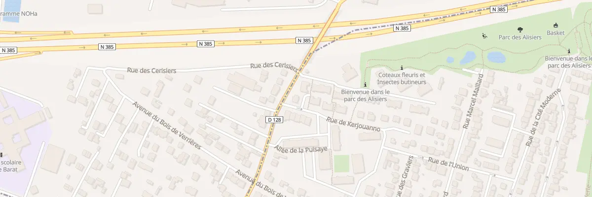 Plan du 1 Rue Ker Jouanno à Antony