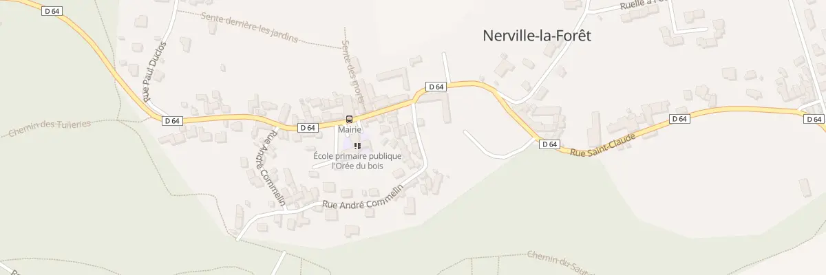 Plan du 33T Rue André Commelin à Nerville-la-Forêt