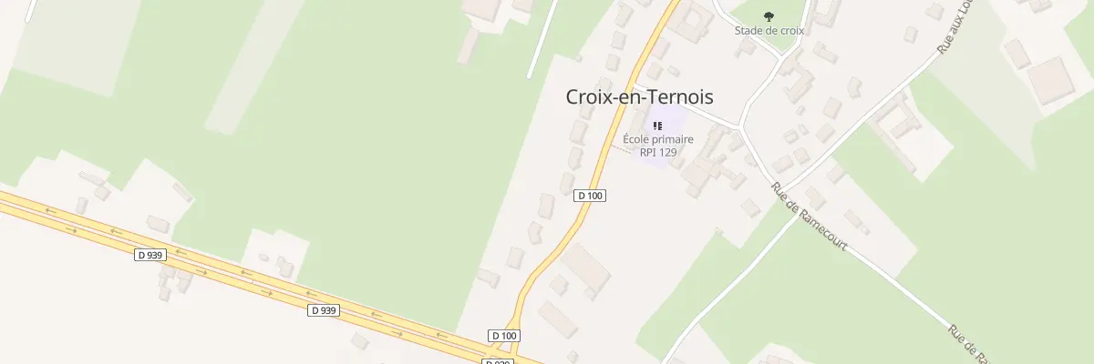 Plan du 140 Rue de la Mairie à Croix-en-Ternois