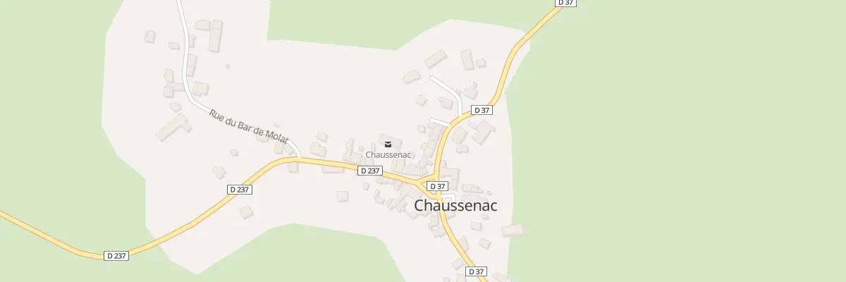Plan du 5015 Le Bourg à Chaussenac