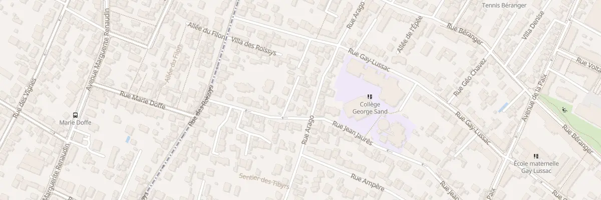 Plan du 94 Rue Jean Jaurés à Châtillon