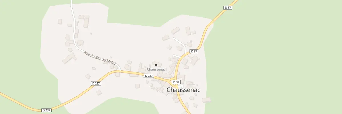Plan du 5018 Le Bourg à Chaussenac