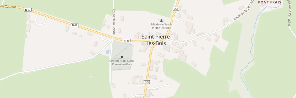 Plan du 22 Le Bourg à Saint-Pierre-les-Bois