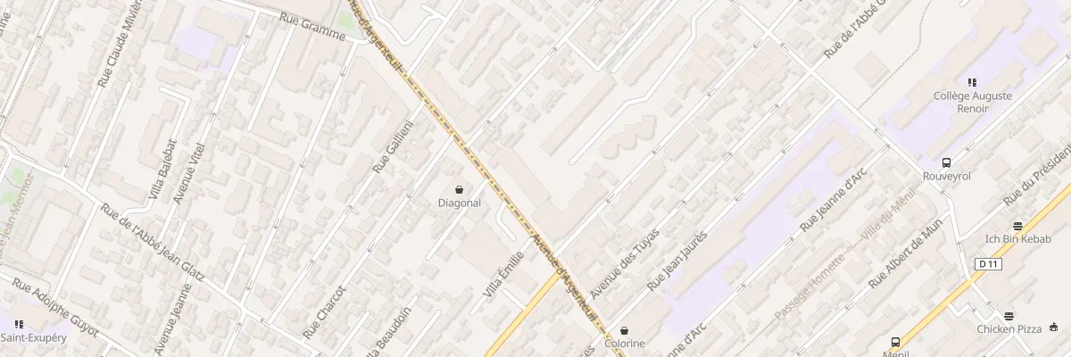 Plan du 242 Av d’Argenteuil à Asnières-sur-Seine
