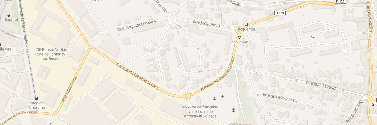 Plan du 7 Rue Auguste Constant Ernoult à Fontenay-aux-Roses