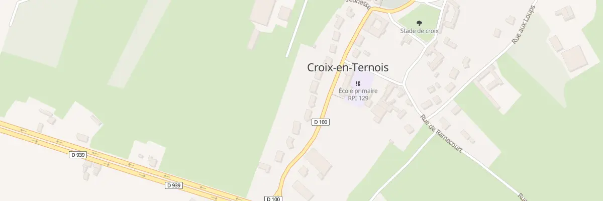 Plan du 165 Rue de la Mairie à Croix-en-Ternois
