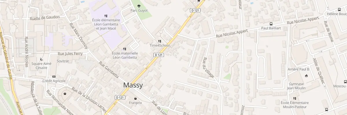 Plan du 61B Rue Gabriel Peri à Massy