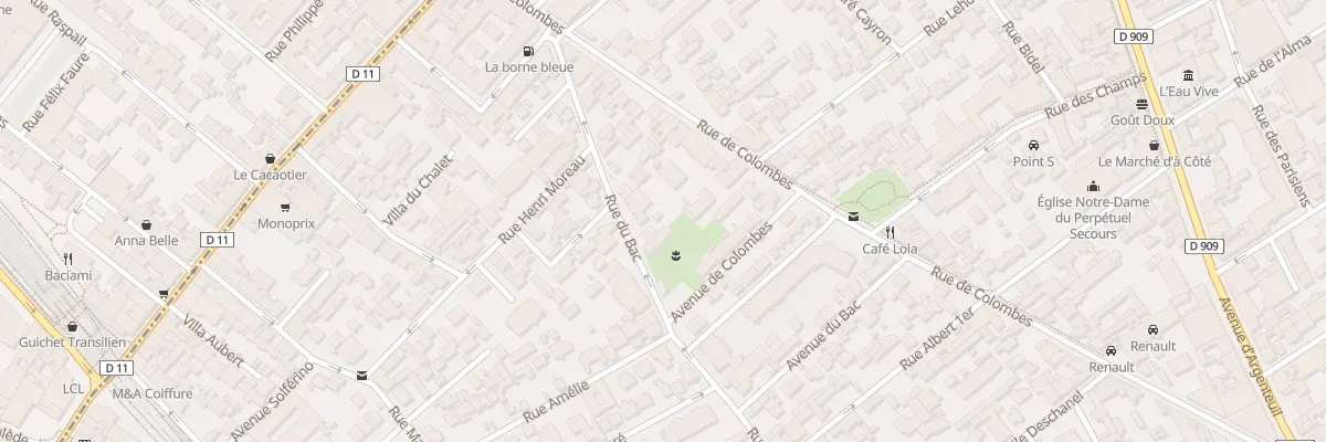 Plan du 58 Rue du Bac à Asnières-sur-Seine