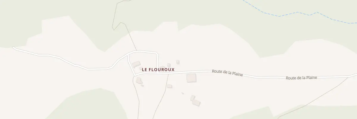 Plan du 7008 Flouroux à Saint-Illide
