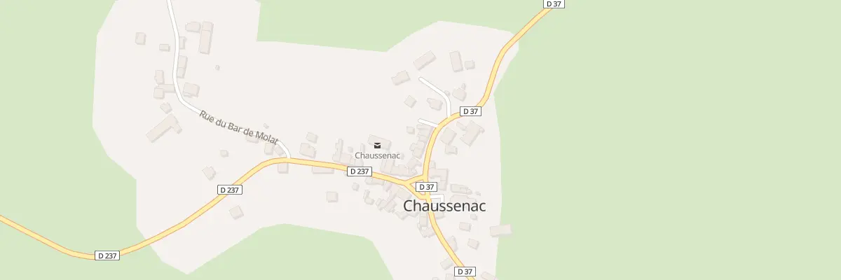 Plan du 5016 Le Bourg à Chaussenac