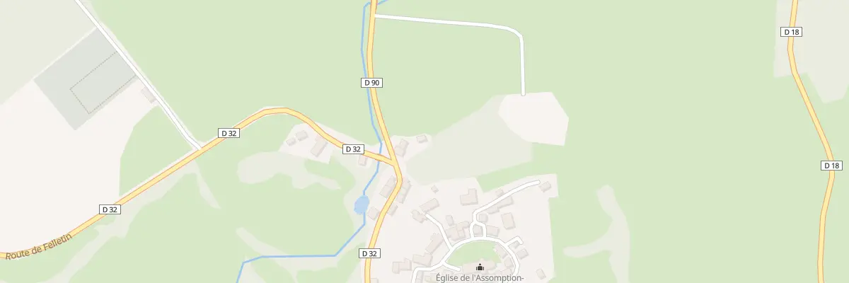 Plan du 8B Rte de Felletin à Magnat-l’Étrange