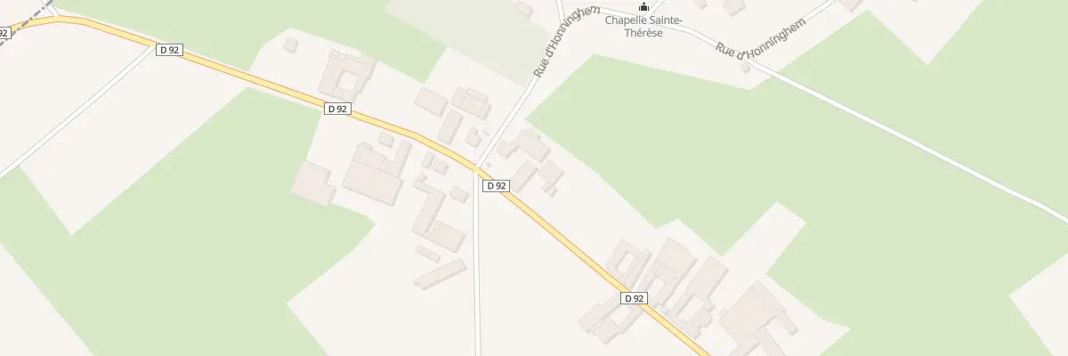 Plan du 2 Rue d’Honninghem à Febvin-Palfart