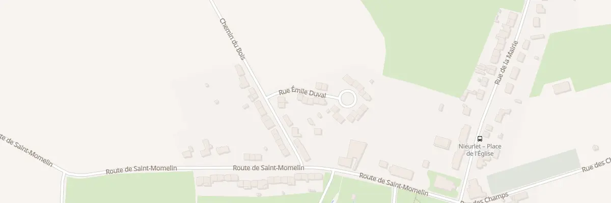 Plan du 4 Rue Emile Duval à Nieurlet