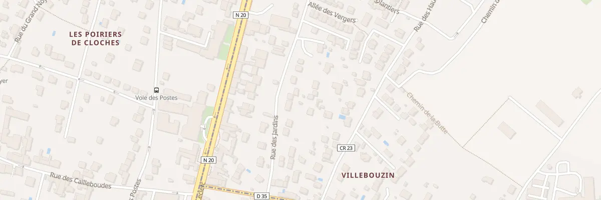 Plan du 14 Rue des Jardins à Ballainvilliers