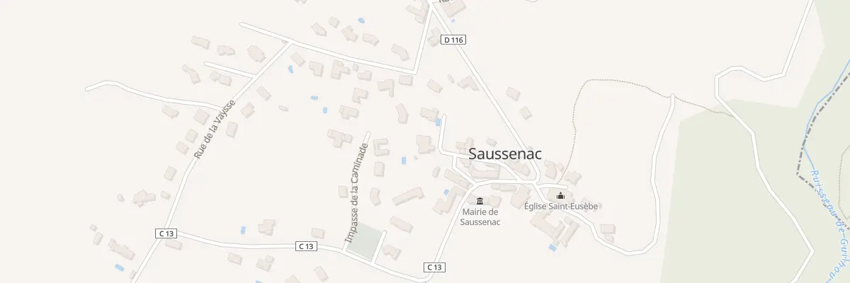Plan du 61 Rue de L’Autan à Saussenac
