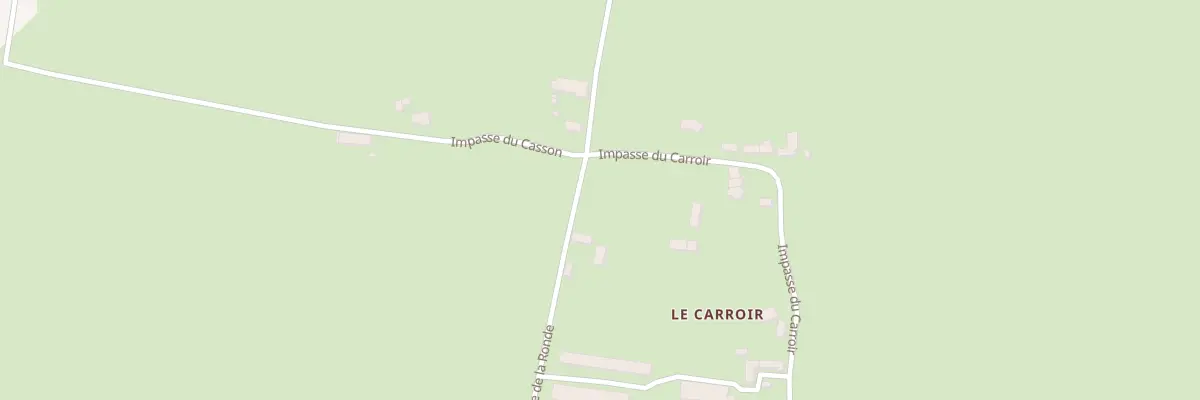 Plan du Carroir à Saint-Pierre-les-Bois