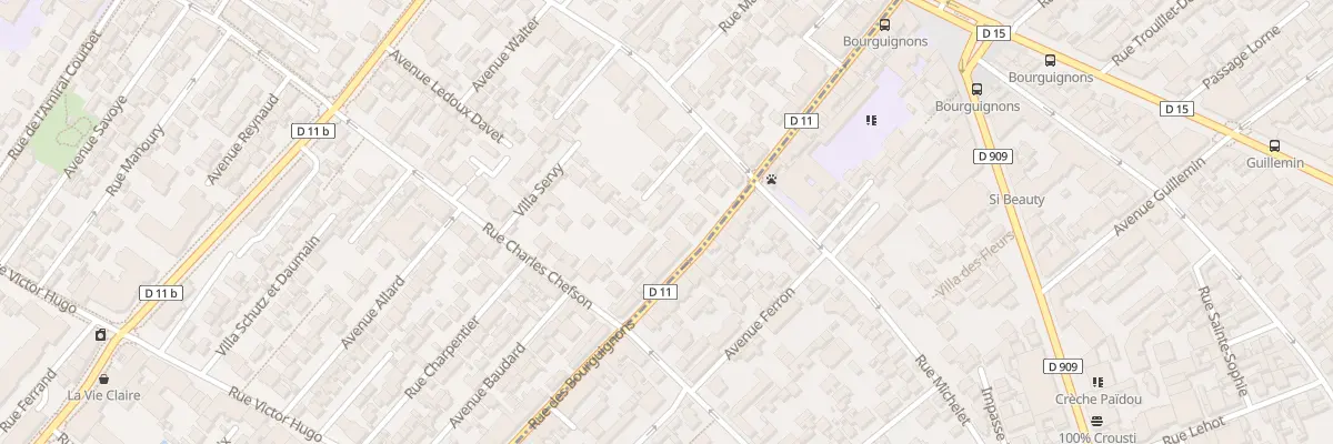 Plan du 113B Rue des Bourguignons à Bois-Colombes