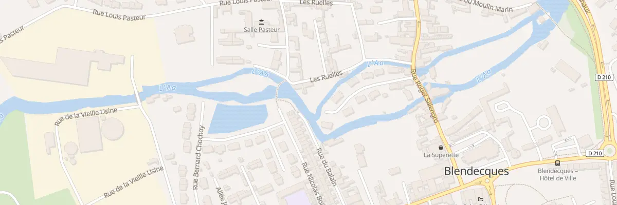 Plan du 2 Vc Les Ruelles à Blendecques