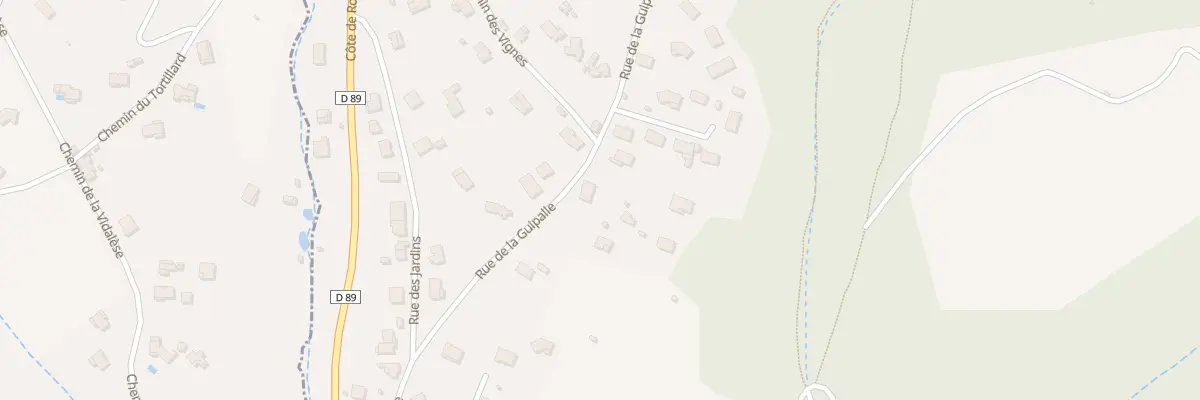 Plan du 13 Rue de la Guipalle à Burlats