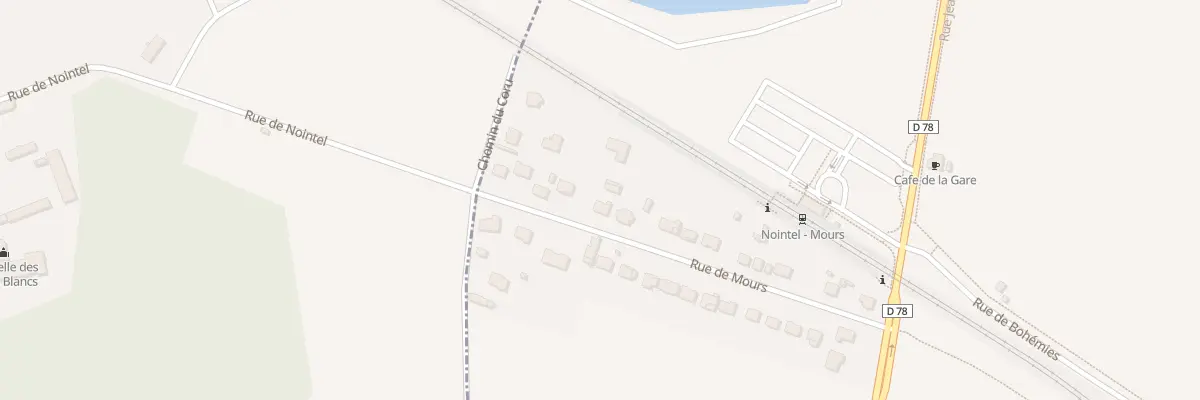 Plan du 12 Rue de Mours à Nointel