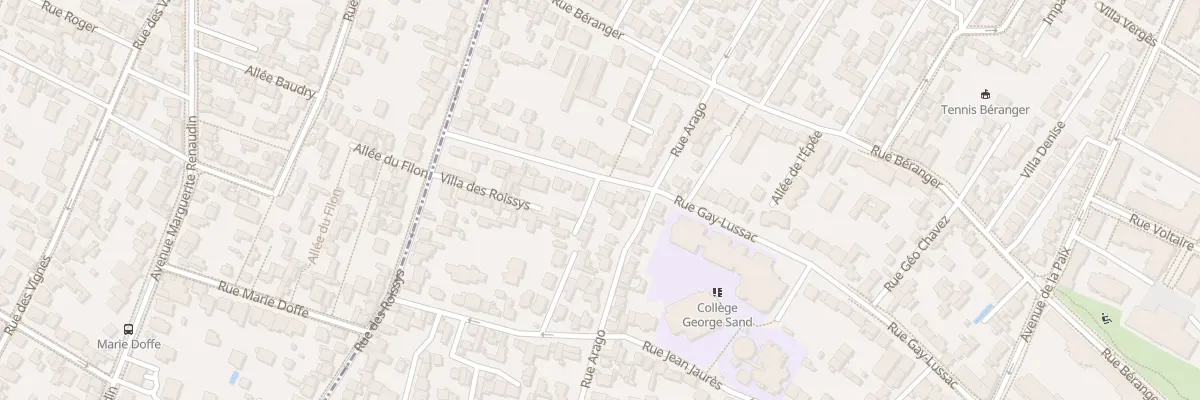 Plan du 91 Rue Gay Lussac à Châtillon