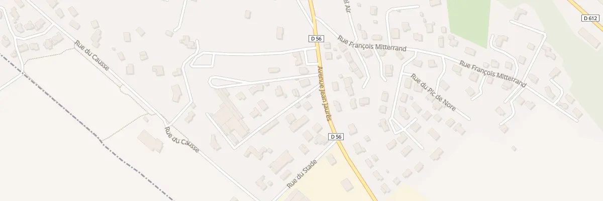 Plan du 56 Av Jean Jaurès à Lagarrigue