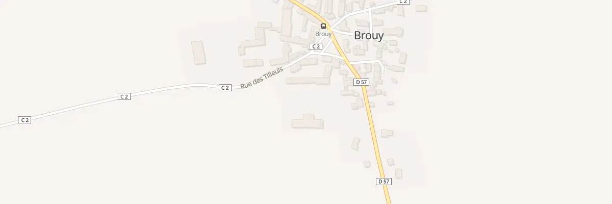 Plan du 1 Rue des Tilleuls à Brouy