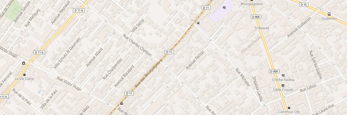 Plan du 144 Rue des Bourguignons à Asnières-sur-Seine