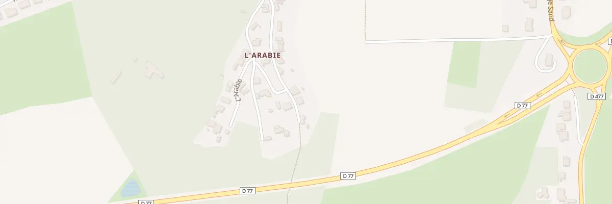 Plan du 37 QRT de l’Arabie à Blendecques