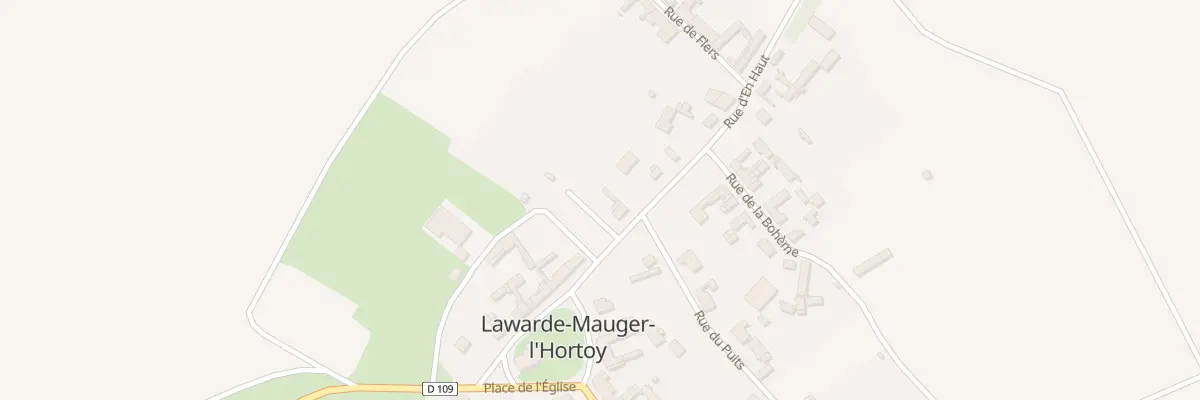 Plan du 1 Rue d’En Haut à Lawarde-Mauger-l’Hortoy