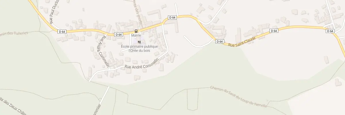 Plan du 38 Rue André Commelin à Nerville-la-Forêt