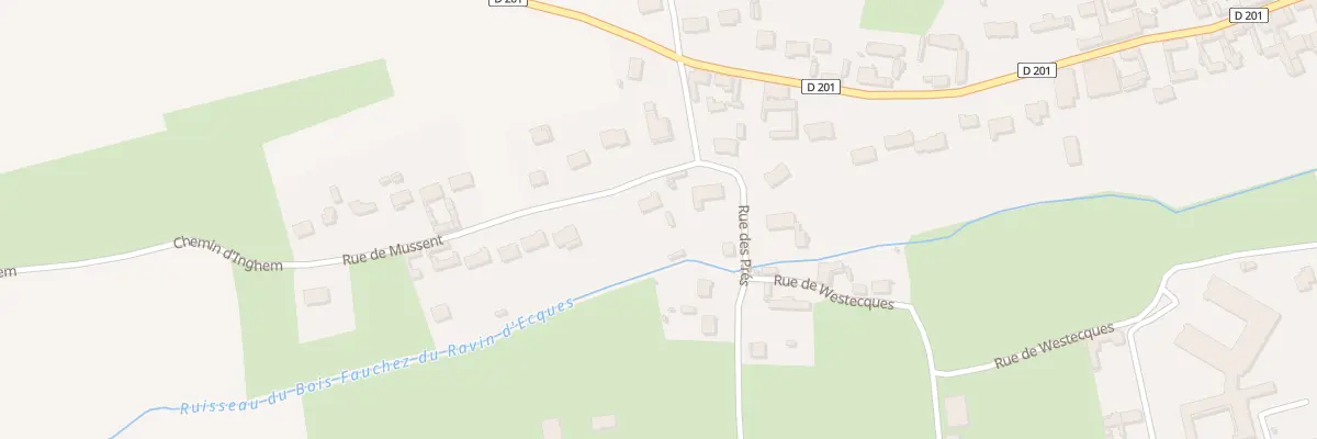 Plan du 40 Rue de Mussent à Ecques