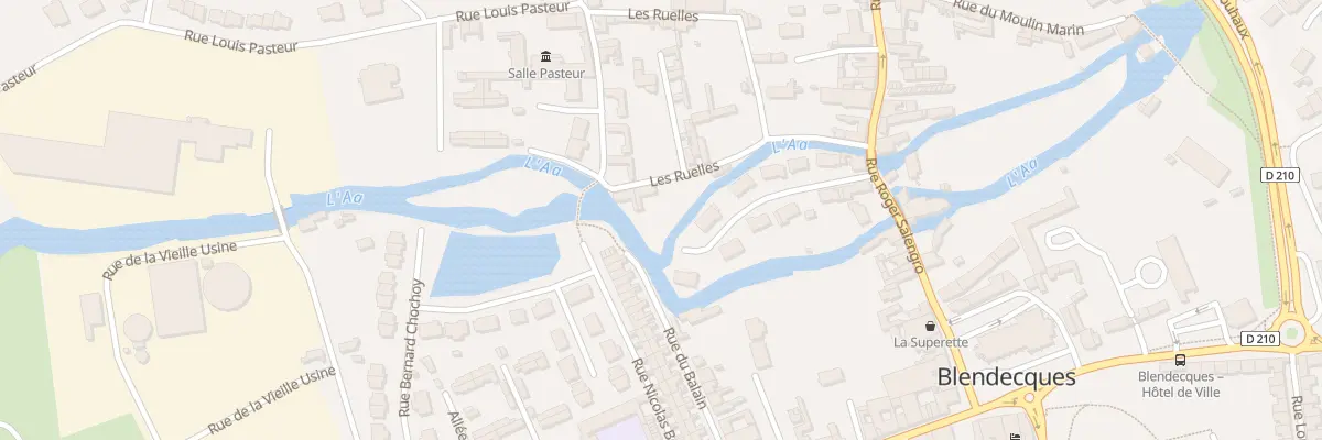 Plan du 4 Vc Les Ruelles à Blendecques