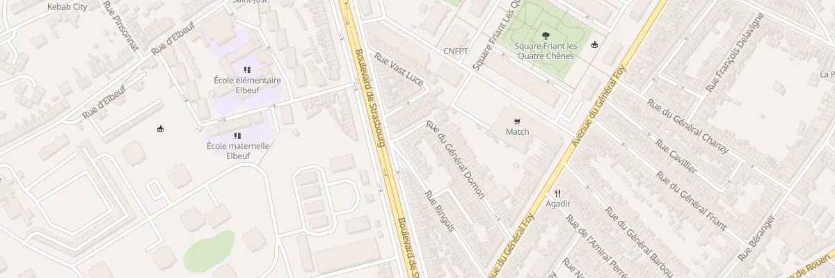 Plan du 79 Rue du Général Domon à Amiens