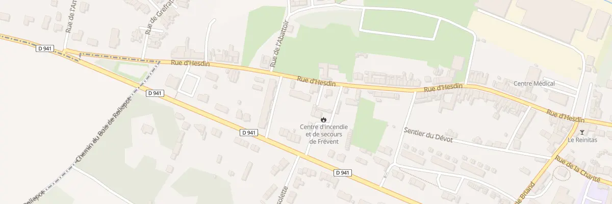 Plan du 171 Rue d’Hesdin à Frévent