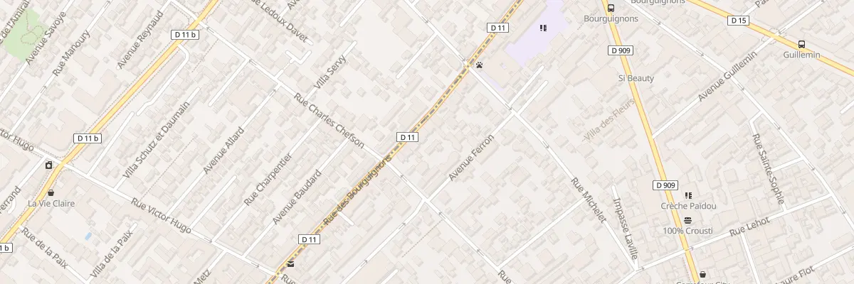 Plan du 146 Rue des Bourguignons à Asnières-sur-Seine