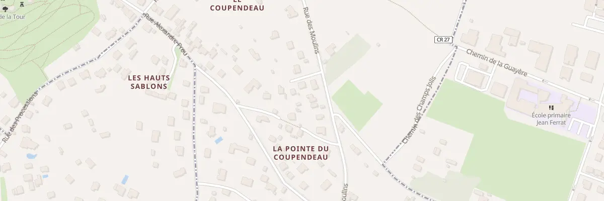 Plan du 26 Rue des Moulins à Montlhéry