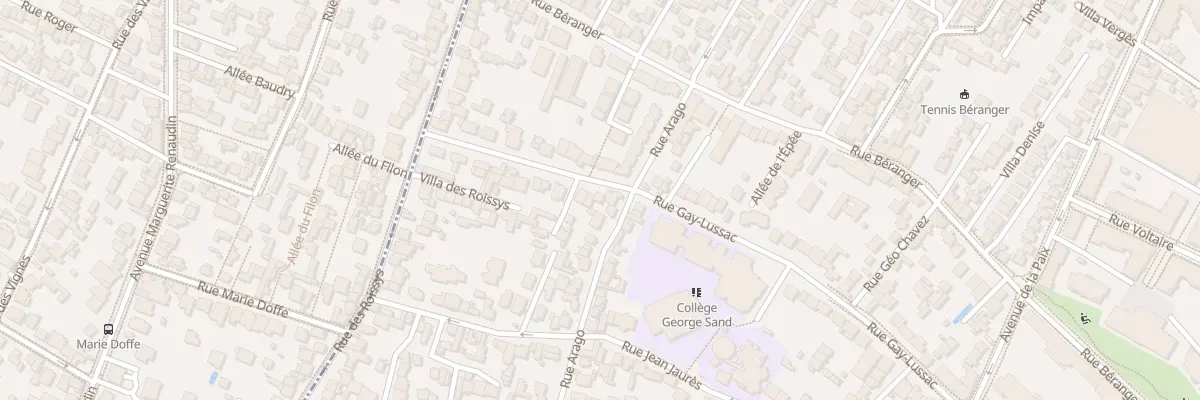 Plan du 87 Rue Gay Lussac à Châtillon