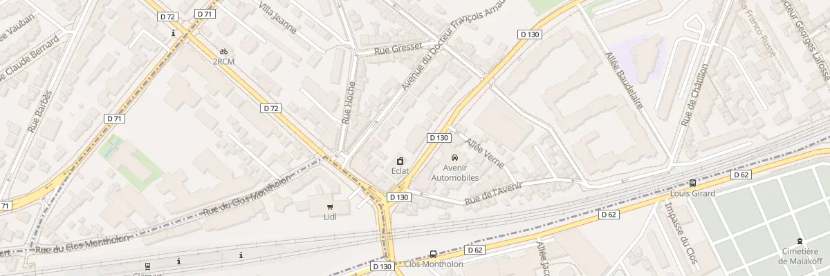 Plan du 40 Rue Larmeroux à Vanves
