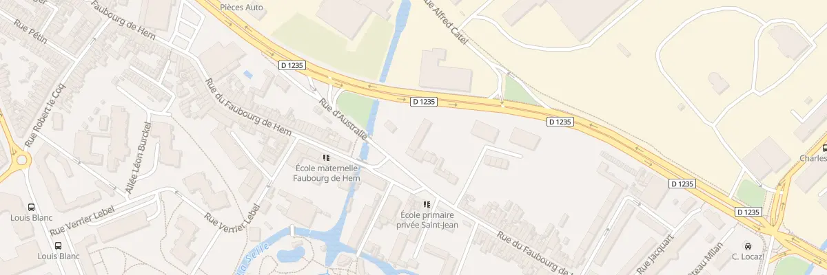 Plan du 146 Rue du Faubourg de Hem à Amiens