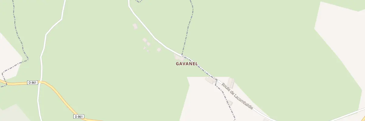 Plan du 5074 Gavanel à Omps
