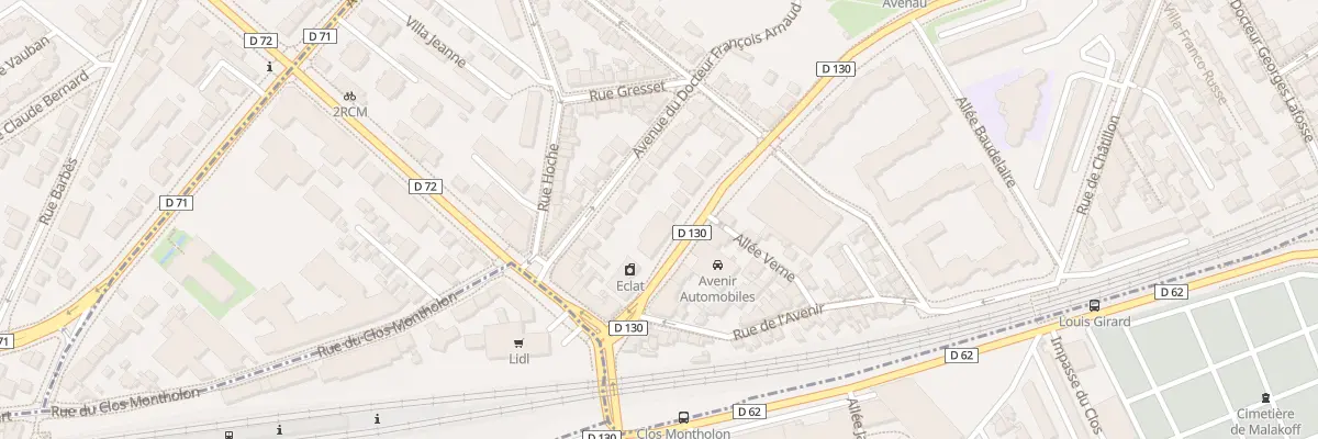 Plan du 36B Rue Larmeroux à Vanves