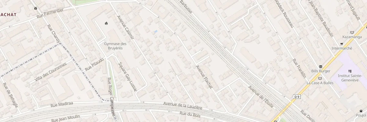 Plan du 25 Av Flachat à Asnières-sur-Seine