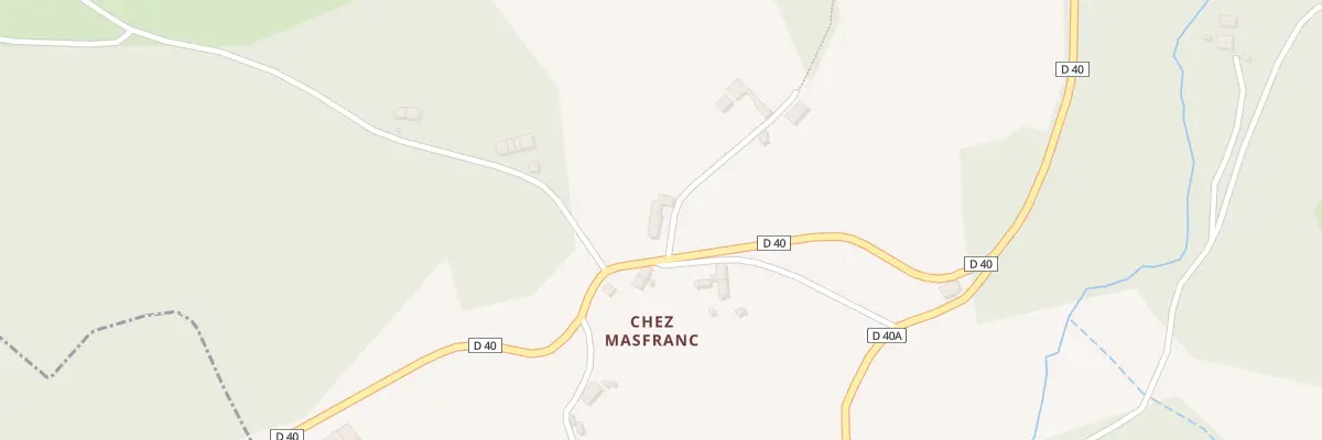 Plan du 3 Chez Mafranc à Champagnat