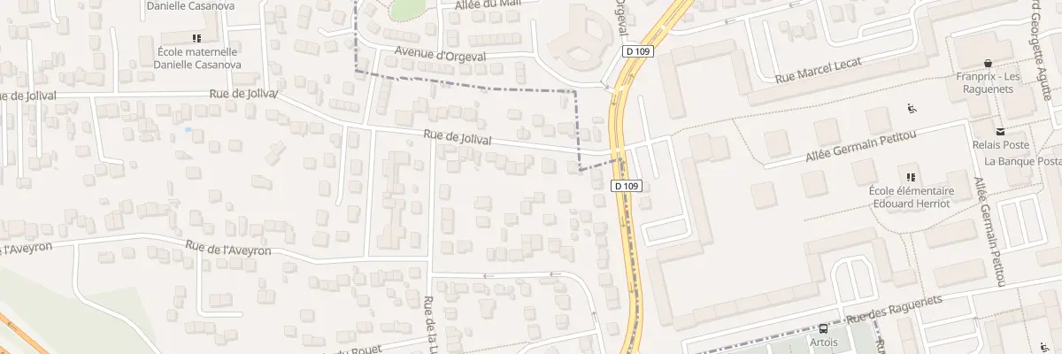 Plan du 102 Rue de Jolival à Argenteuil