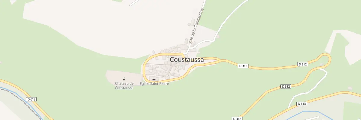 Plan du 10 Le Village à Coustaussa