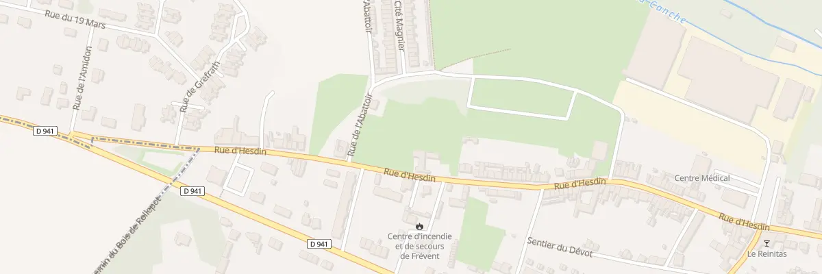 Plan du 192 Rue d’Hesdin à Frévent