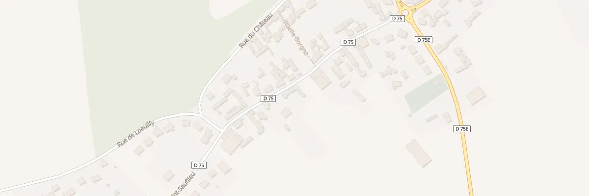 Plan du 19 Rue de Saint - Sauflieu à Rumigny