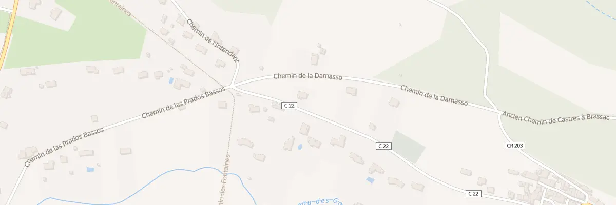 Plan du 7 Che de Tournemire à Castres